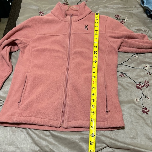 Browning® Women's Peak Fleece Jacket Light Pink Ladies Buckmark Small - Picture 5 of 12